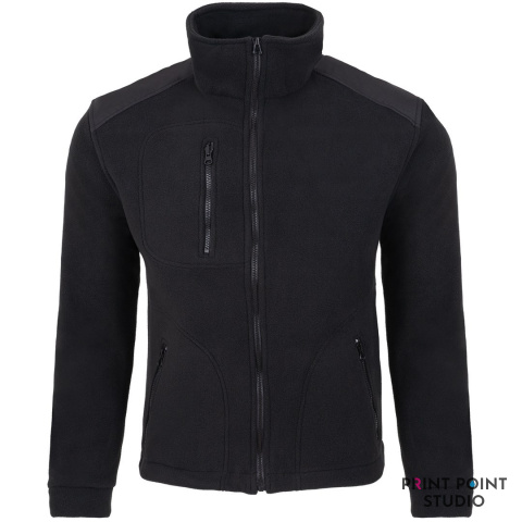Męski Polar Fleece Premium czarny/czarny przód Męski Polar Fleece Premium czarny/czarny przód