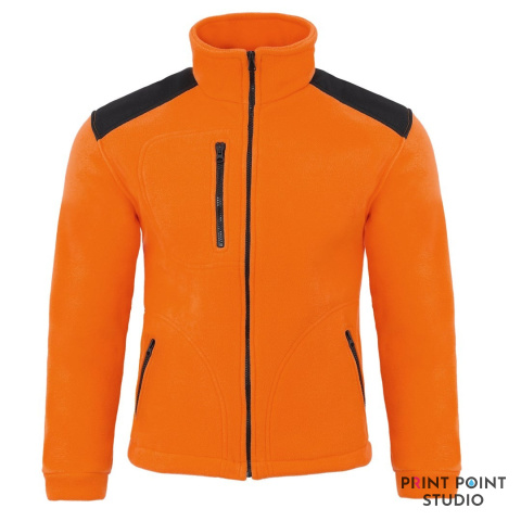 Męski Polar Fleece Premium pomarańczowy/czarny Męski Polar Fleece Premium pomarańczowy/czarny