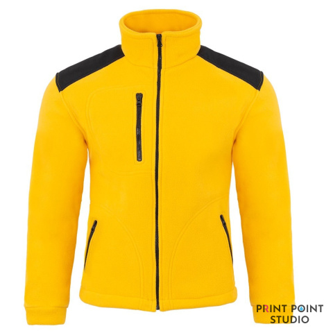 Męski Polar Fleece Premium zółty/czarny Męski Polar Fleece Premium zółty/czarny