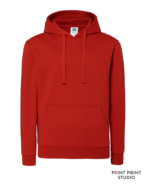 Damska bluza z kapturem czerwony Damska bluza z kapturem czerwony