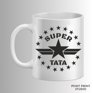 Zestaw Kubek + Podkładka - Super Tata