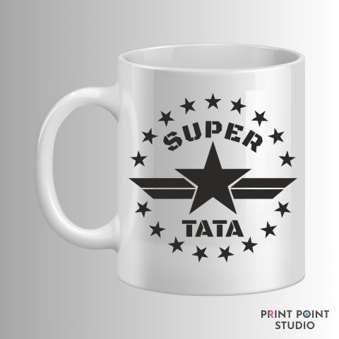 Zestaw Kubek + Podkładka - Super Tata Zestaw Kubek + Podkładka - Super Tata