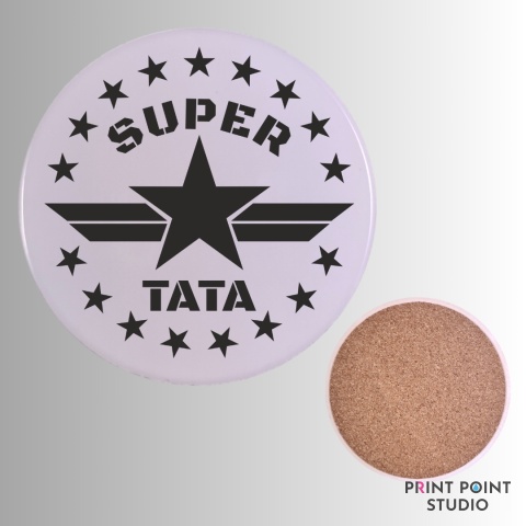 Zestaw Kubek + Podkładka - Super Tata Zestaw Kubek + Podkładka - Super Tata