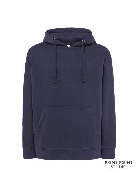 Męska bluza z kapturem granatowy Męska bluza z kapturem granatowy