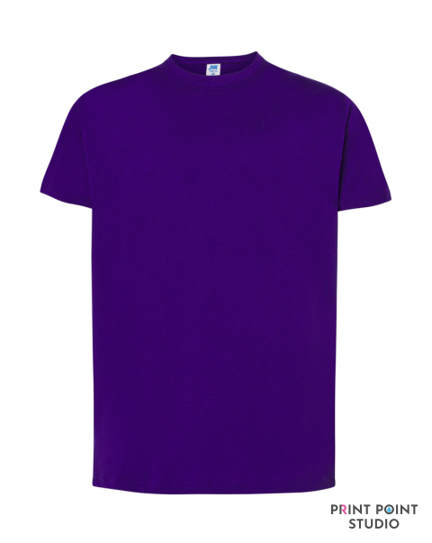 Premium T-shirt 190 przód fioletowy Premium T-shirt 190 przód fioletowy