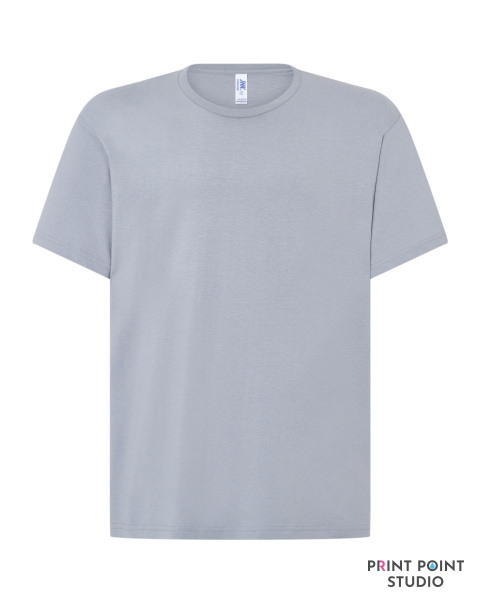 Premium T-shirt 190 przód Srebny Premium T-shirt 190 przód Srebny