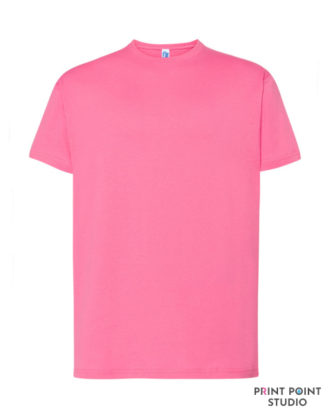 Premium T-shirt 190 przód różowy Premium T-shirt 190 przód różowy