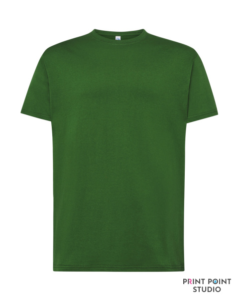Premium T-shirt 190 przód Butelkowa zieleń Premium T-shirt 190 przód Butelkowa zieleń