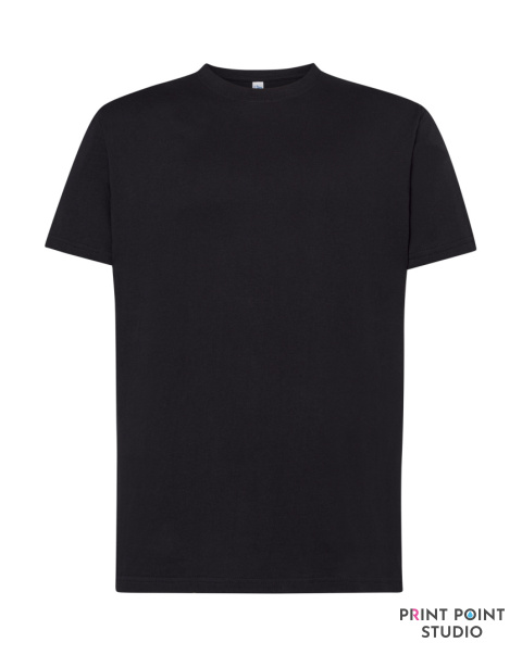 Premium T-shirt 170 Czarny przód Premium T-shirt 170 Czarny przód