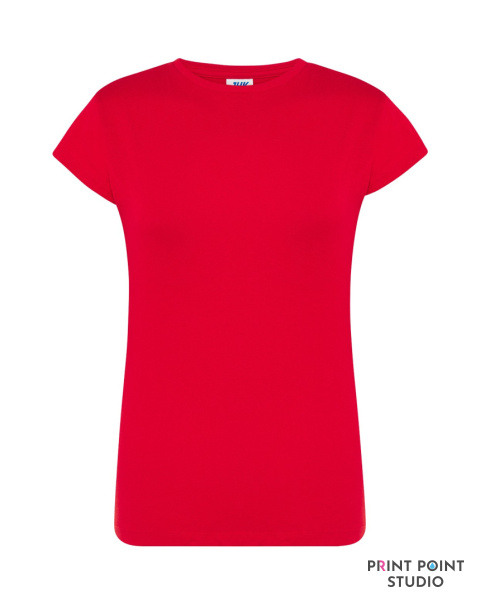 T-Shirt damski premium z krótkim rękawem czerwony T-Shirt damski premium z krótkim rękawem czerwony