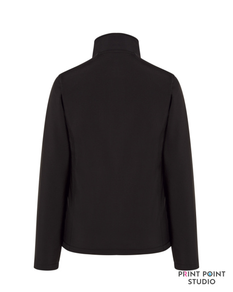 Softshell Jacket Lady Black tył Softshell Jacket Lady Black tył