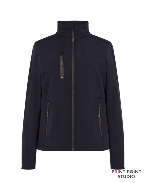 Softshell Jacket Lady Navy przód Softshell Jacket Lady Navy przód