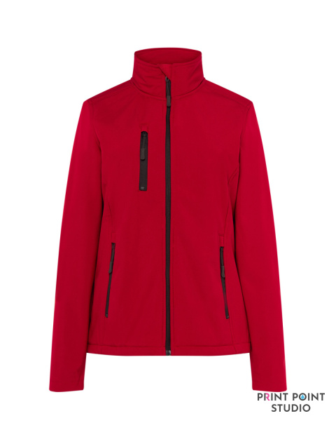Softshell Jacket Lady Red przód Softshell Jacket Lady Red przód