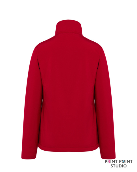Softshell Jacket Lady Red tył Softshell Jacket Lady Red tył