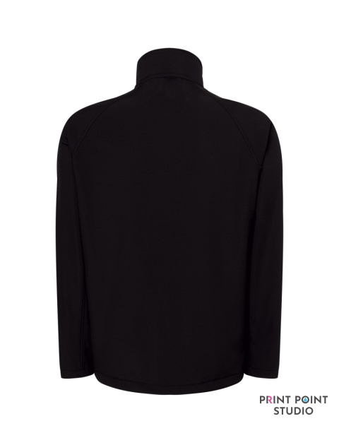 Softshell Jacket Man Black tył Softshell Jacket Man Black tył