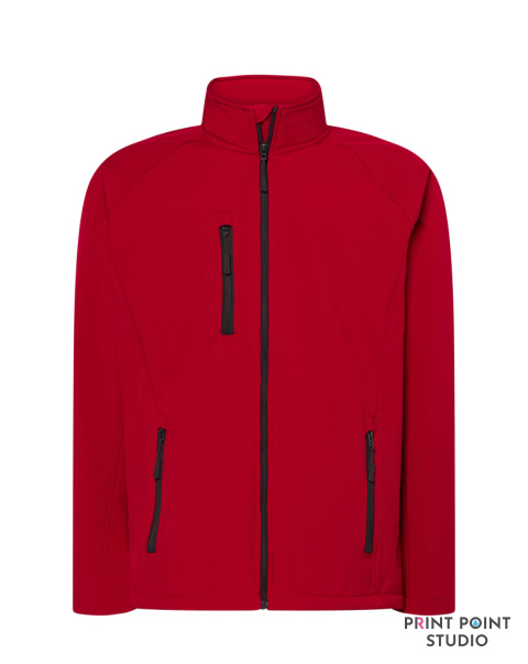 Softshell Jacket Man Red przód Softshell Jacket Man Red przód