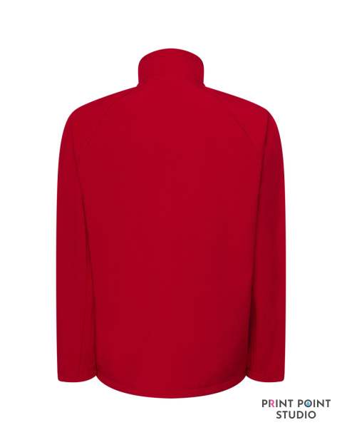 Softshell Jacket Man Red tył Softshell Jacket Man Red tył
