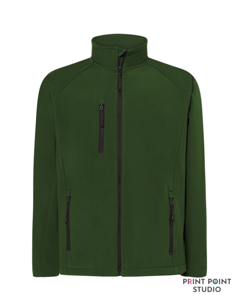 Softshell Jacket Man Bottle Gren przód Softshell Jacket Man Bottle Gren przód