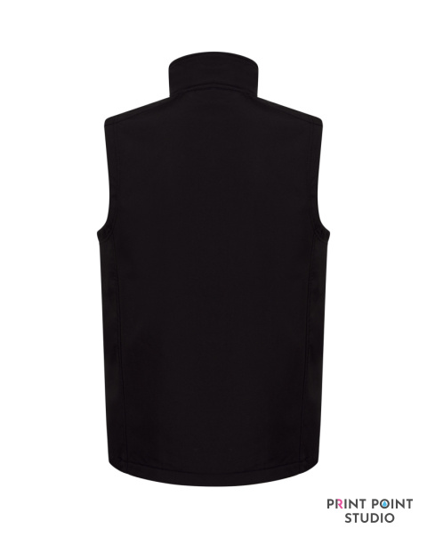 Kamizelka Softshell Black tył Kamizelka Softshell Black tył