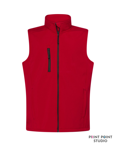 Kamizelka Softshell Red przód Kamizelka Softshell Red przód