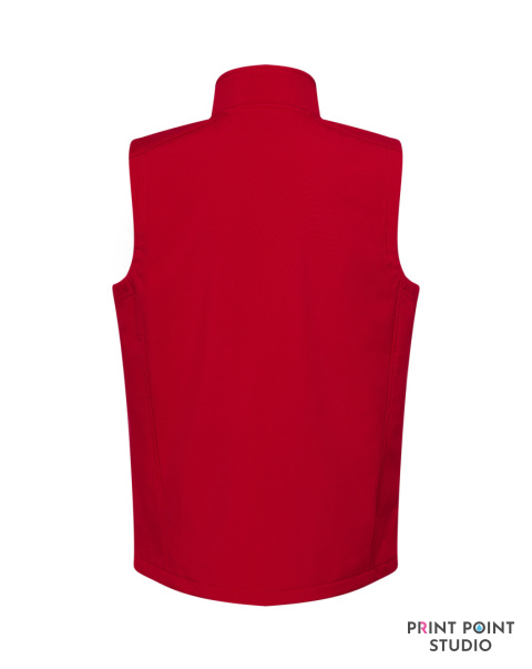 Kamizelka Softshell Red tył Kamizelka Softshell Red tył