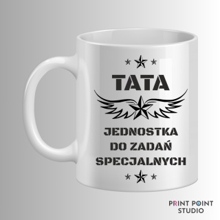 Zestaw Kubek + Podkładka - Tata Jednostka Do Zadań Specjalnych