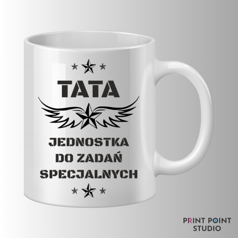 Zestaw Kubek + Podkładka - Tata Jednostka Do Zadań Specjalnych Zestaw Kubek + Podkładka - Tata Jednostka Do Zadań Specjalnych