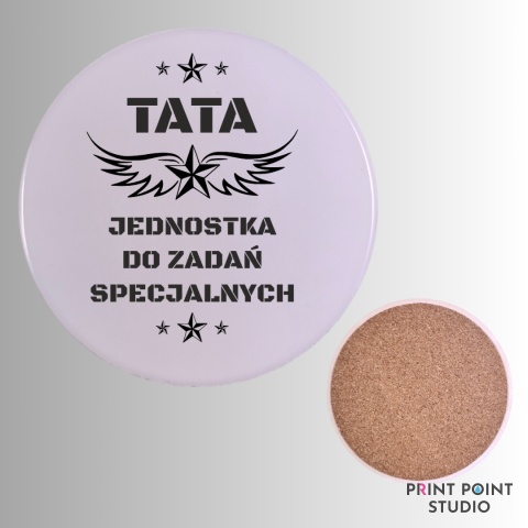 Zestaw Kubek + Podkładka - Tata Jednostka Do Zadań Specjalnych Zestaw Kubek + Podkładka - Tata Jednostka Do Zadań Specjalnych