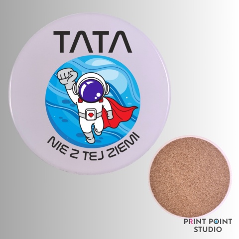 Zestaw Kubek + Podkładka - Tata Nie Z tej Ziemi Zestaw Kubek + Podkładka - Tata Nie Z tej Ziemi